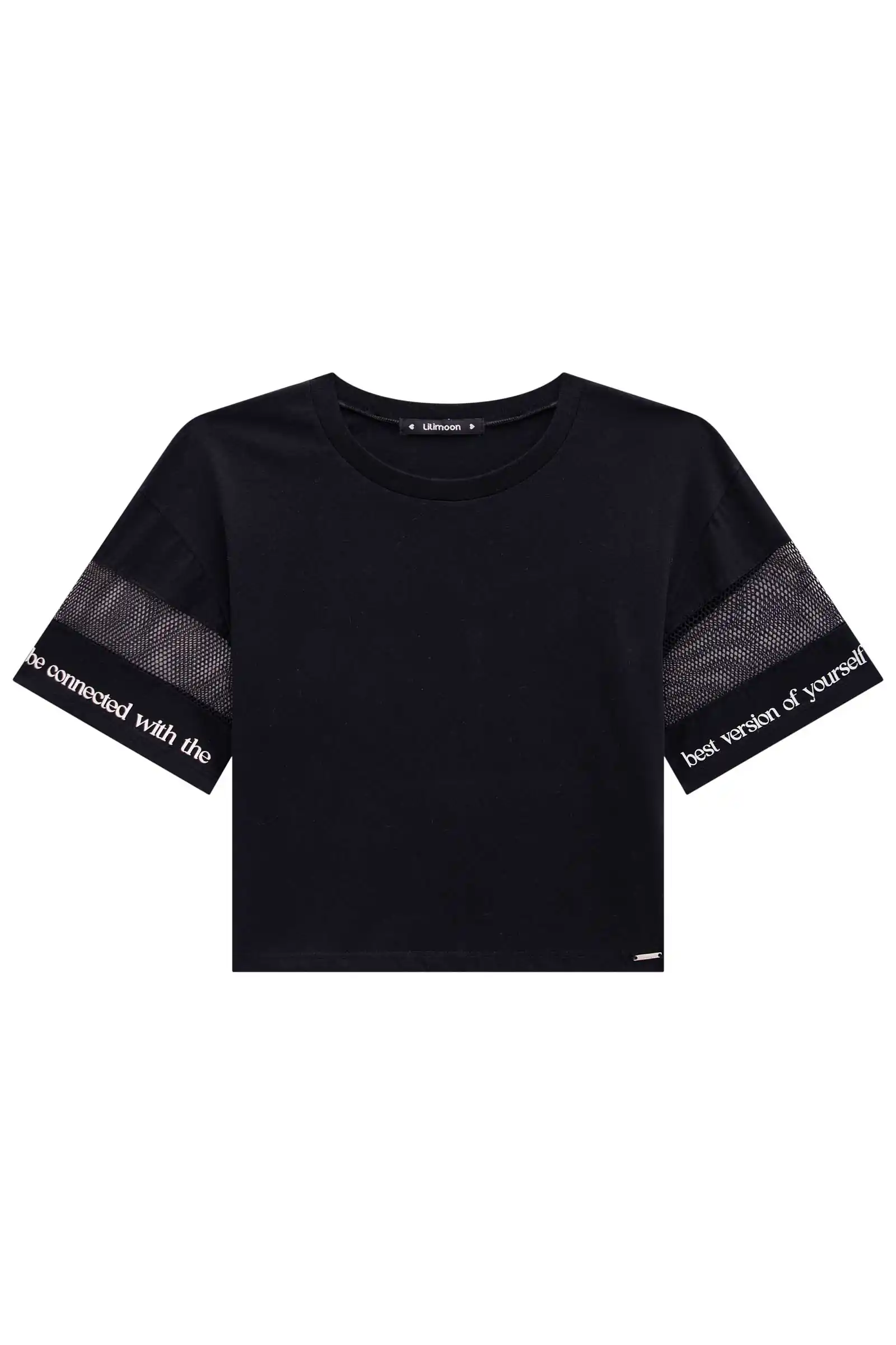 Blusa boxy over em meia malha Lilimoon - Imagem 3